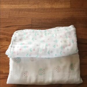 **SOLD***2 Swaddle Blankets Aden and Anias